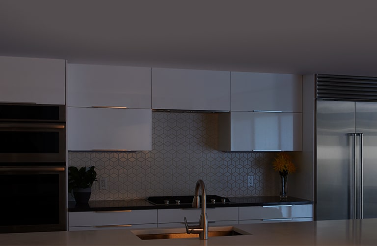 Solatube Daylighting System before and After Kitchen