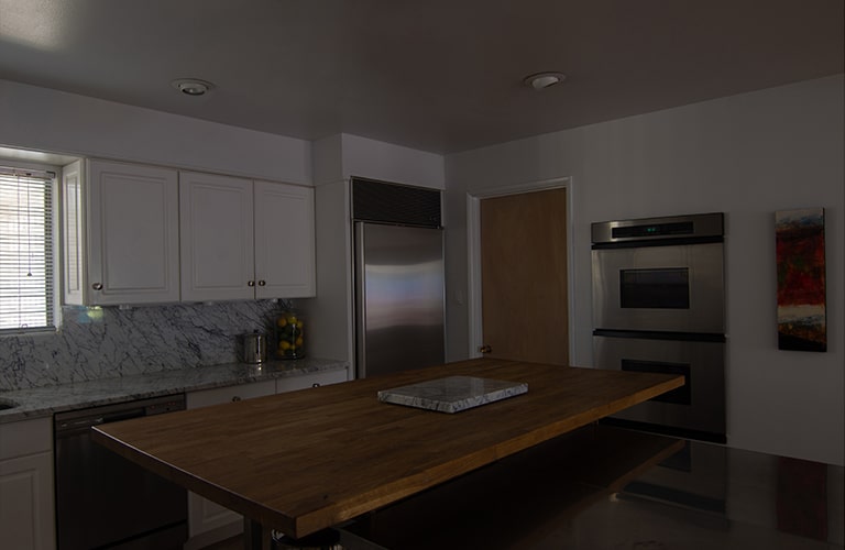 kitchen before and after solatube solar skylight