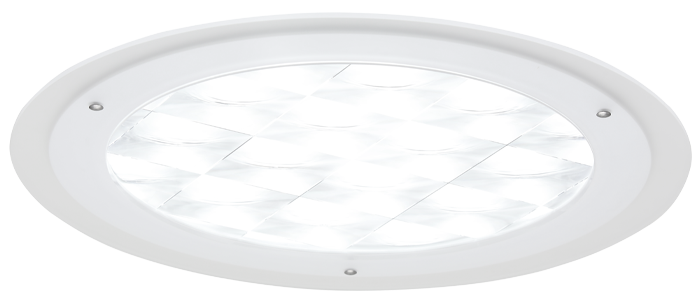 700x700 Diffuser fixtures Contour Optiview Frost Round Display image